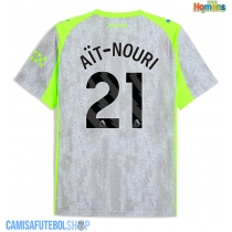 Camisa de time de futebol Manchester City Rayan Ait-Nouri #21 Replicas 3º Equipamento 2025-26 Manga Curta